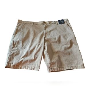 U.S. Polo Hartford Flat Front Khaki Shorts Size 46